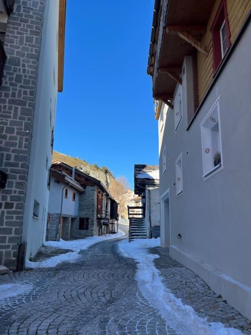 Ferienwohnung Charmant Pour Famille Bivio Exterior foto